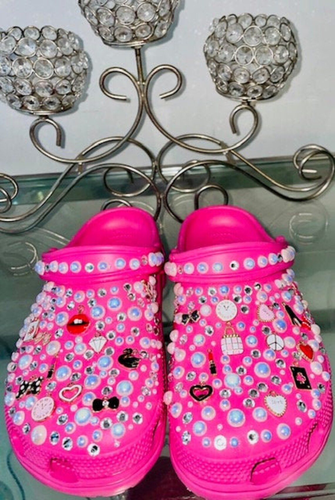 FABULOUS Custom Bling Rhinestone Crocs Etsy