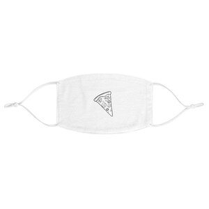 Loaded Pizza Slice Adjustable Fabric Face Mask