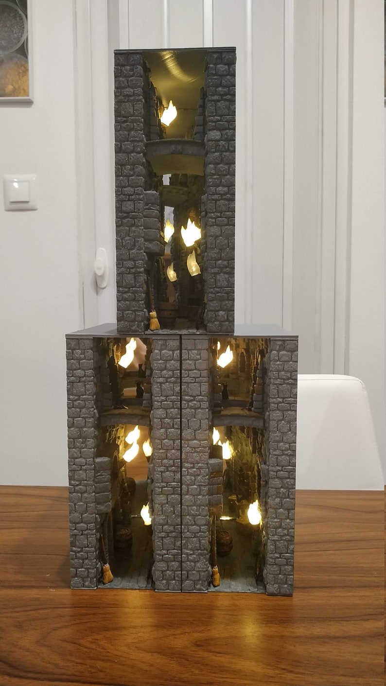 Fantasy Booknook Bookshelf Insert Book Alley Etsy