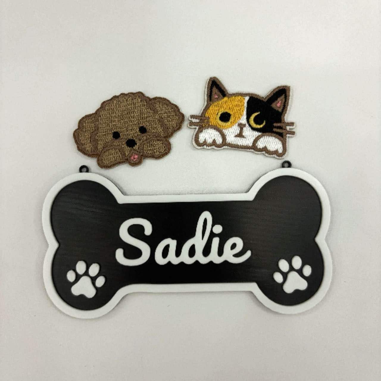 Personalized Dog Cage Tag, Custom Name Pet Crate Sign, Dog Kennel Plaque, Puppy Tag, Dog Name Tag for Crate, Dog Cage Accessories
