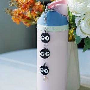 Black Briquettes Tumbler Charm, Tumbler Straw Charm, Cup Straw Charm Holders, Cup Lid Charms, Tumbler Tag, Funny Tumbler Accessories