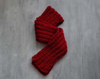 Hand Knitted Super Chunky Scarf