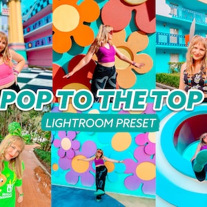 VIBRANT COLORS LIGHTROOM Mobile Preset | Pop To The Top