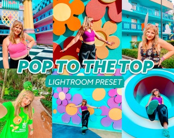 VIBRANT COLORS LIGHTROOM Mobile Preset | Pop To The Top