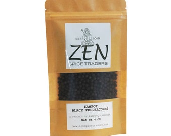 Organic Kampot Black Peppercorns - Cambodia