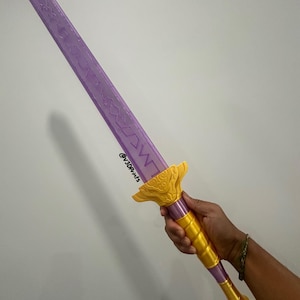 Rumi&#39;s Four Tiger Sword | Full Color | Kpop Demon Hunters | Cosplay Prop