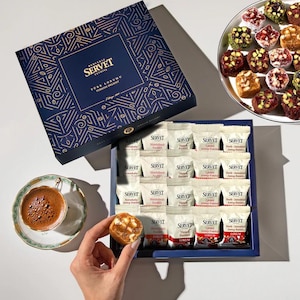 Mixed Fruit Turkish Delight Single Packs 20x20g, 400g Total | No Added Sugar | Assorted Natural Fruit Delights | Sugar-Free Gourmet Sweets