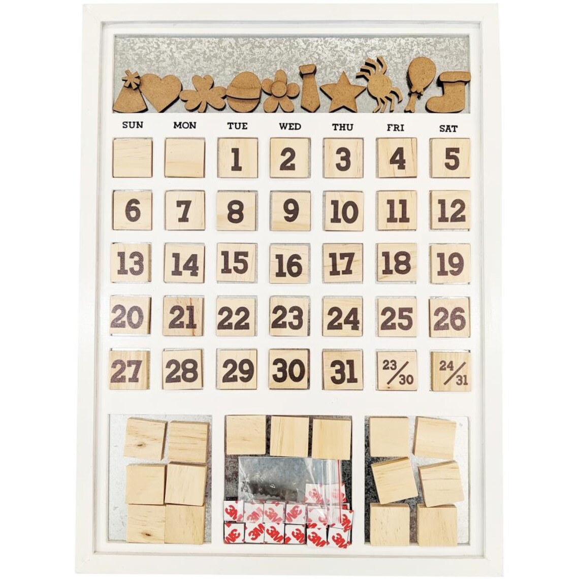 Framed Calendar Etsy