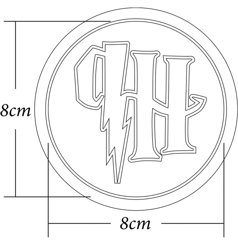 Harry Potter Cookie Cutters Fondant Singles and Set 3d Etsy