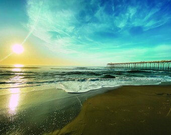 Sun Rising at the Beach