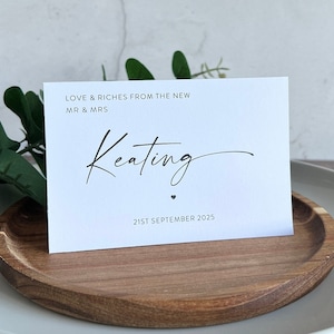 Porte-cartes à gratter de loterie pour mariage (Ensemble de 10)