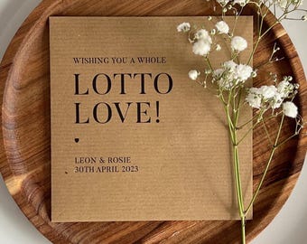 Scratch Card Square Envelopes Personalised