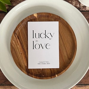 Porte-cartes à gratter de loterie pour mariage (Ensemble de 10)