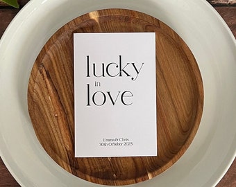 Lottery Scratch Card Holders Wedding Favour