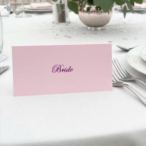 Wedding Table Place Card