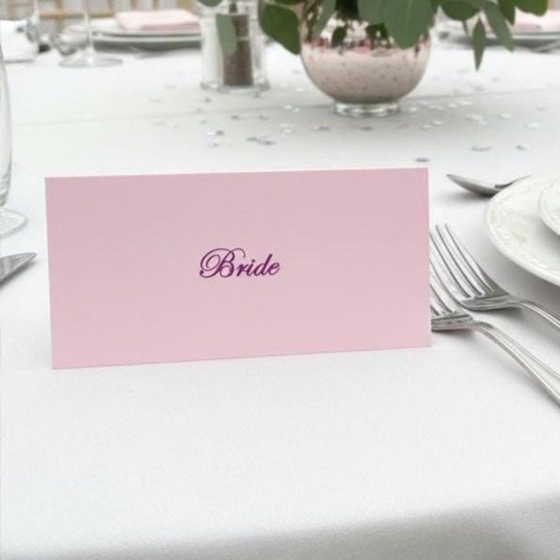 Wedding Table Place Card