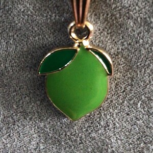 Lime Necklace or Earrings (7055)