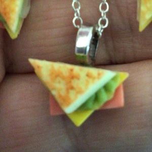 Toasted Sandwich Necklace or Earrings (10,162)