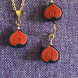 Fig Necklace or Earrings (14,013)