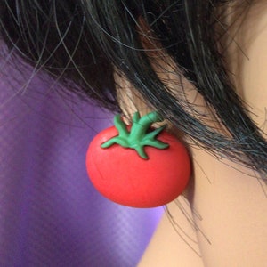 Tomato Necklace or Earrings (1408)