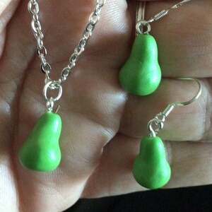 Pear Necklace or Earrings (10,042)
