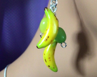 Collier ou Boucles d'Oreilles Bananes (1596)