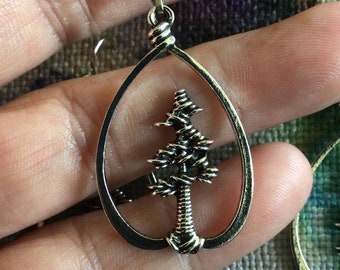Pine Tree Necklace or Earrings (19,803)