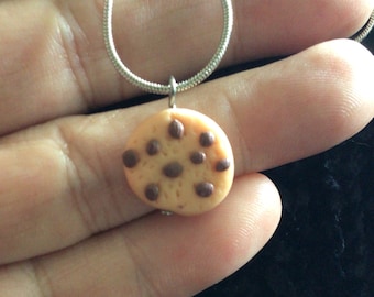 Chocolate Chip Cookie Necklace or Earrings (3003)