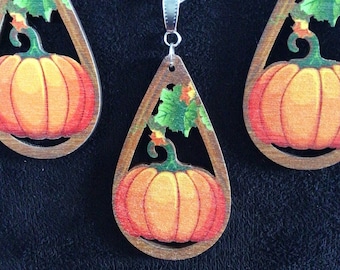Pumpkin Necklace or Earrings (13,021)