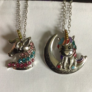 Unicorn Earring and Rainbow Unicorns Necklace Polymer Clay Etsy