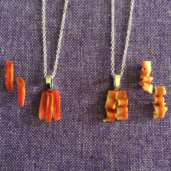 Bacon Necklaces or Earrings (14,005)