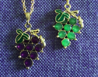 Beautiful Grapes Necklace or  Earrings (12,029)