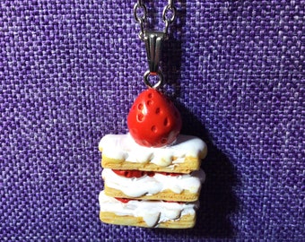 Strawberry Shortcake Necklace or Earrings (3001) - Etsy