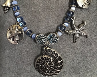 Shell Necklace or Earrings  (1052)