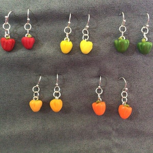 Bell Pepper Earrings (2049)