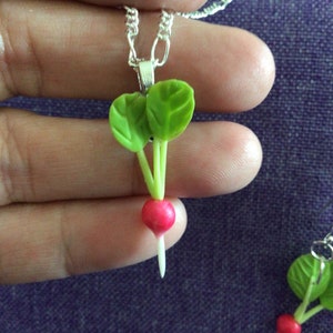 Radish Necklace or Earrings (10,203)