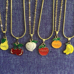 Fruit Talk Necklace or Earrings (12,056)
