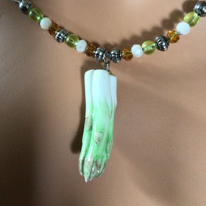 Asparagus Necklace or Earrings (2044)