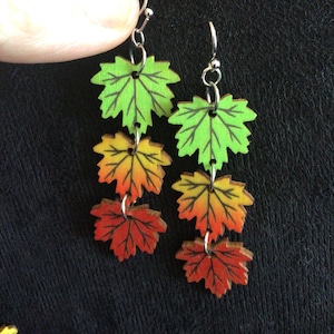 Leaves of Autumn Necklace or Earrings (14,090)