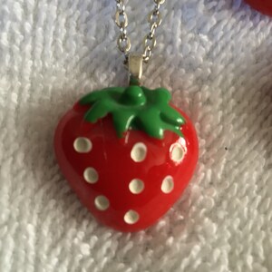 Choice of Strawberry Necklaces or Earrings (10,040)