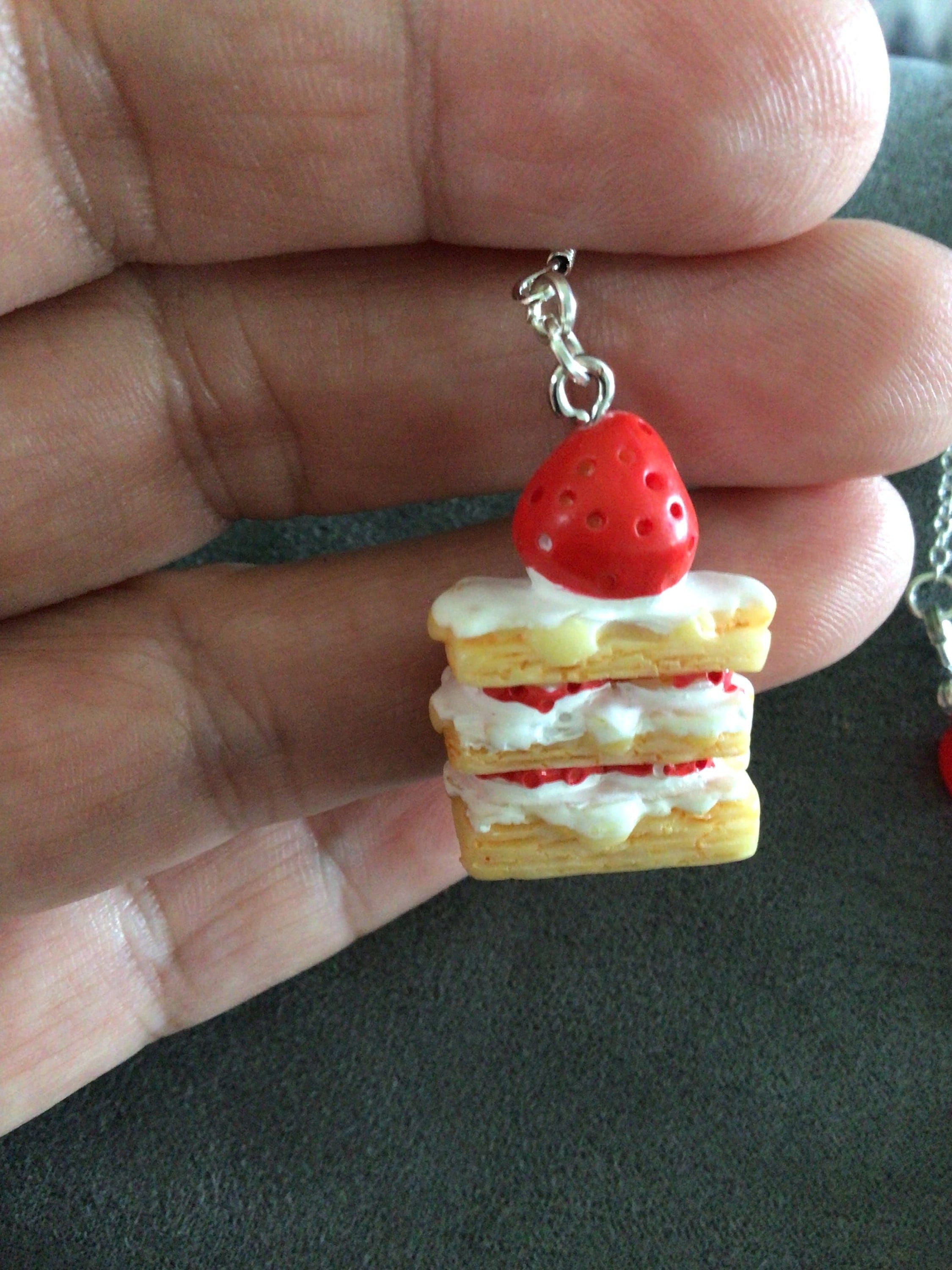 Lingerie strawberry cake necklace - MOMENTEL JEWELRY