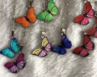 Butterfly Necklaces or Earrings (18,065)