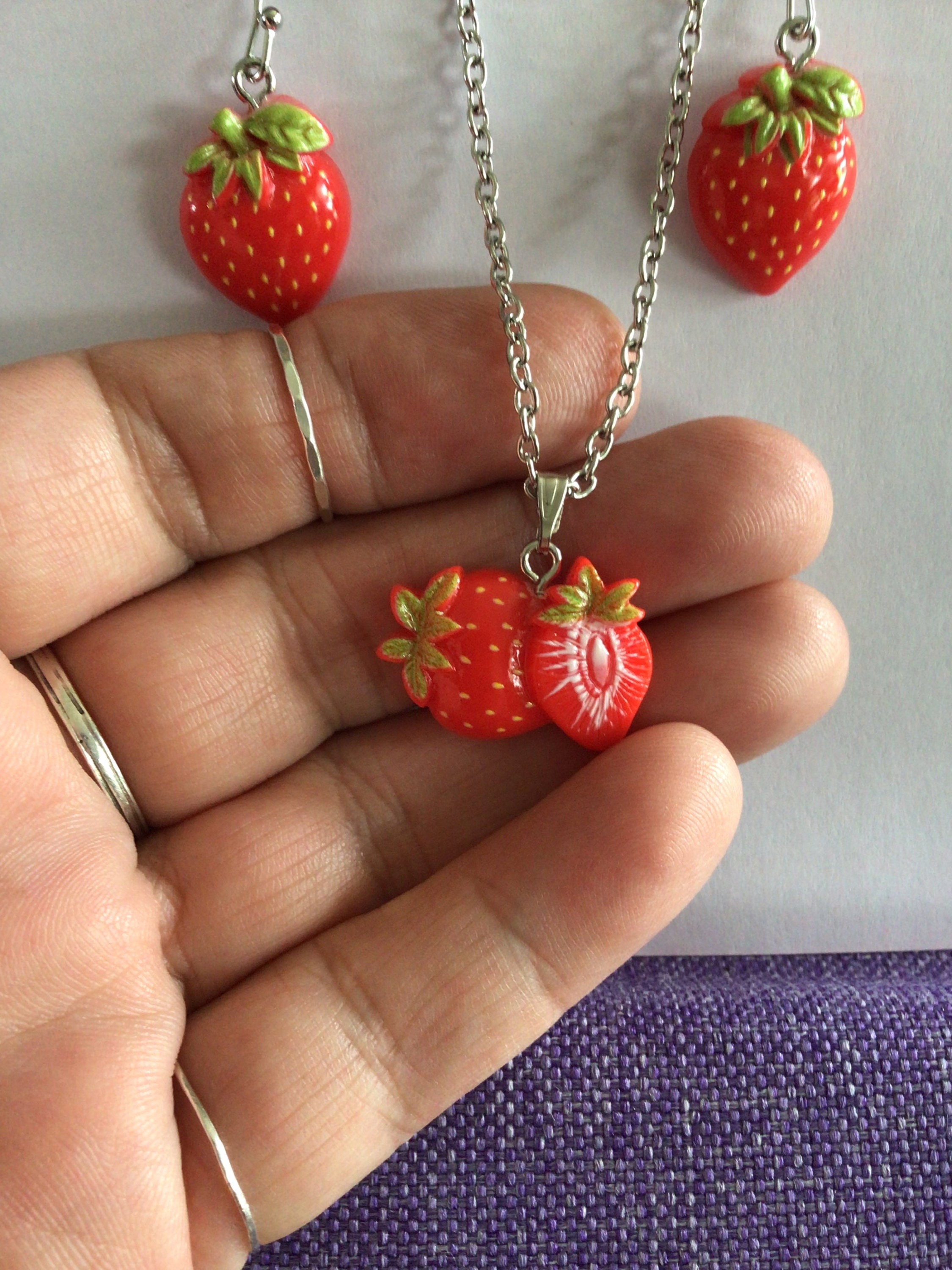 ALIITA ネックレス GELATO STRAWBERRY NECKLACE GELATO STRAWBERRY NECKLACE – ALIITA