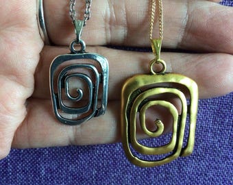 Spiral Necklaces and Earrings (27,032)