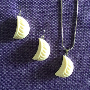 Pierogi Necklace or Earrings (12,024)