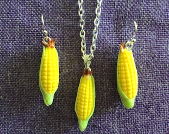 Colar ou brincos de espiga de milho (27.054)