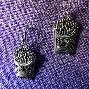 French Fries Necklace or Earrings (10,123)