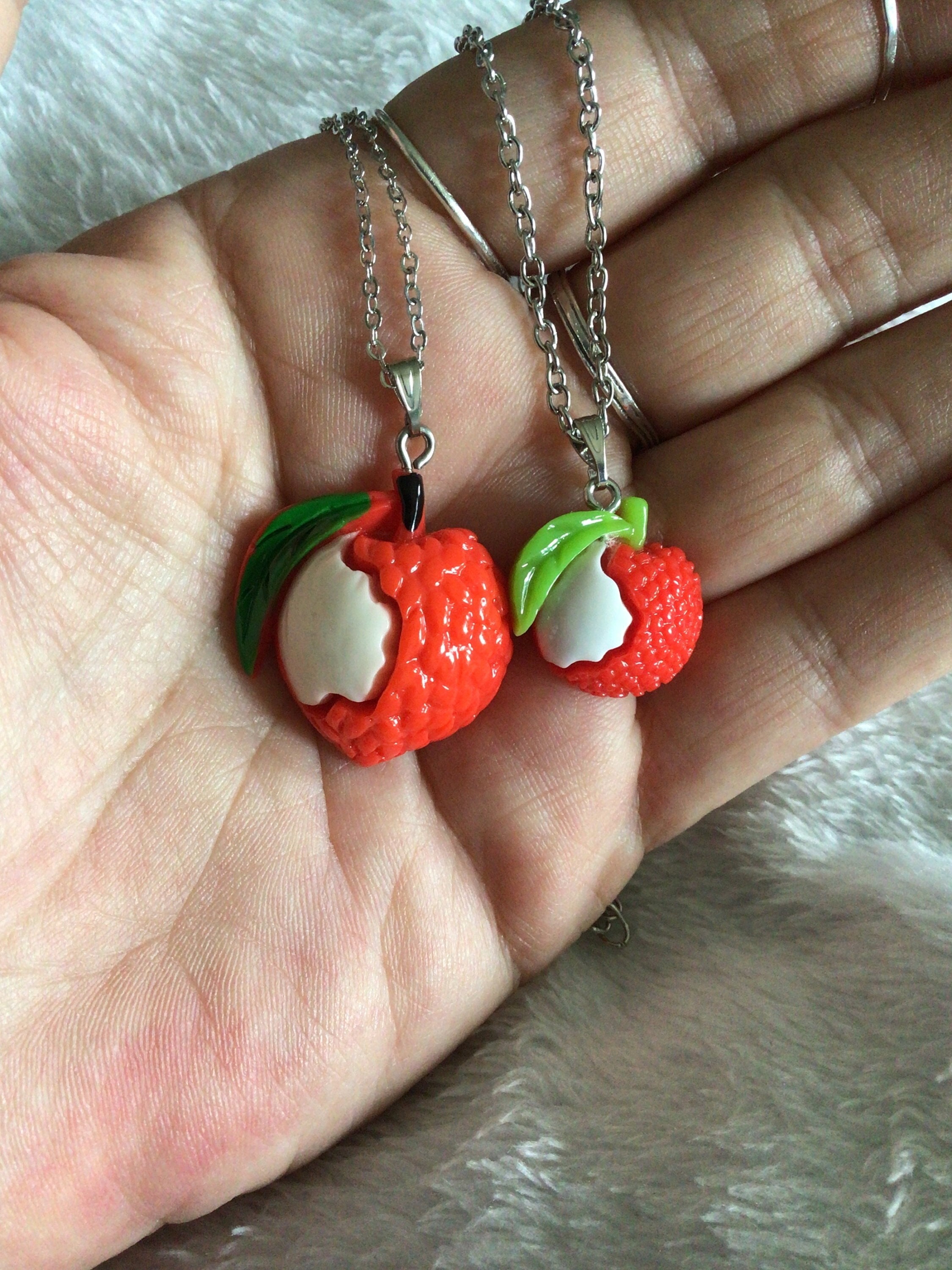 Lychee Fruit Necklace or Earrings (11,642) - Etsy