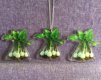 Green Onions Necklace or Earrings (27,304)
