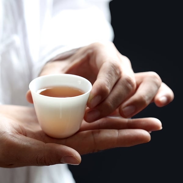 Handmade Porcelain Tea Cup for Chinese KungFu Tea GongFu Tea Wares Tea Sets Tea Tools Tea Lover Gift KYCB008